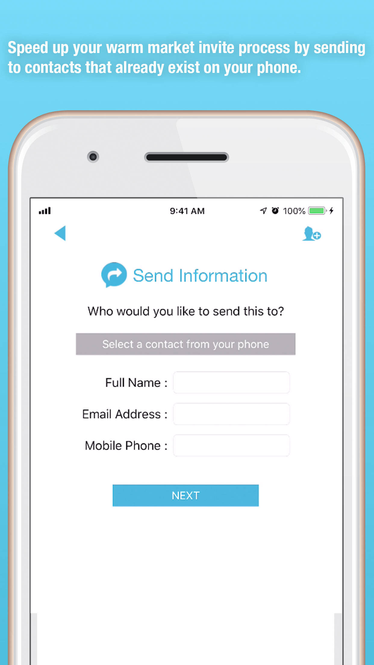 Network Marketing App CRM Prospect Manager iOS Android